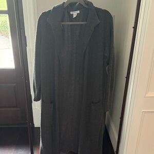 Athleta Gray Long Cardigan Sweater